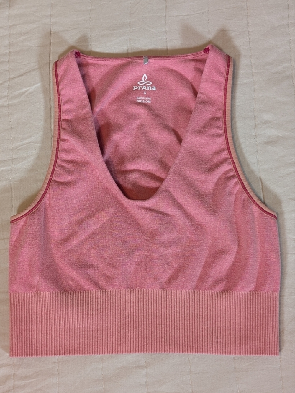 prAna Sports Bras bundle of 2— Pink & Blue Size Small - Picture 4 of 14